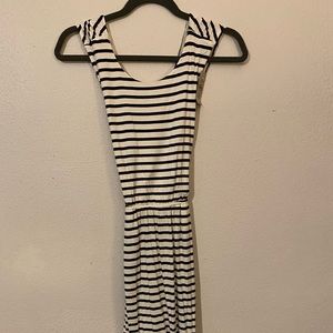 Loft Black & White Dress